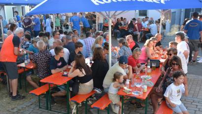 Bild: jr
Mächtig war los war am Samstagabend beim 18. Zoiglfest am Anger.