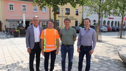Bild: Stadt Tirschenreuth/exb
Im Bild: (von links) Franz Stahl, Reinhard Legat, Andreas Ockl und Markus Bergauer.