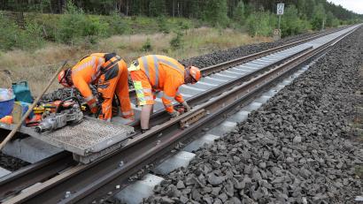 Symbolbild: Wolfgang Steinbacher
Gleisarbeiten sorgen für Einschränkungen beim Bahnverkehr.