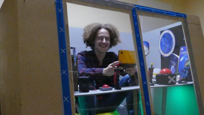 Archivbild: Kira Lorenz
Vincent Poschenrieder spielte beim Jugendfilmfestival vor zwei Jahren in einem Film das Alien, das es auf die Erde verschlagen hat.