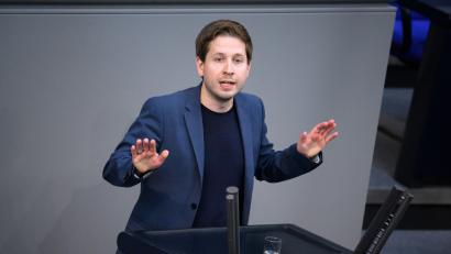 Bild: Bernd von Jutrczenka/dpa
Kevin Kühnert (SPD) wird am Samstag, 29. Juli, zu Gast in Hirschau sein.