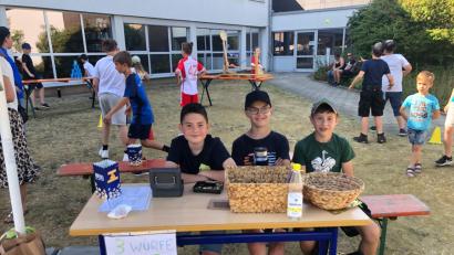 Bild: Realschule im Stiftland/exb
Beim Sommerfest der Realschule im Stiftland warteten die Jungs mit vielen Mitmachstationen auf.