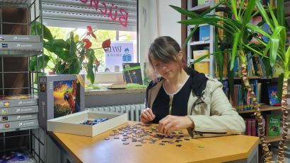 Bild: Bücherei Erbendorf
In der Erbendorfer Bücherei gibt es jetzt auch Puzzles.