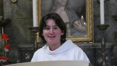 Bild: ge
Gabriele Papp aus St. Georg Amberg gestaltete die Andacht der Wallfahrtskirche. Ihr Thema war die Bedeutung des Anrührens durch Gott.