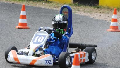 Bild: Gerhard Franz
Niklas Vogl gewann beim 36. Kart-Slalom seine Wertungsklasse, beim 37. Kart-Slalom wurde er Zweiter.