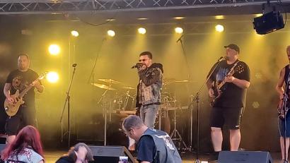 Bild: Ahau-Rock-Open-Air /exb
Neun Bands spielten beim Ahau-Rock-Open-Air in Eschenfelden.