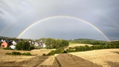 Bild: Galina Burdeinaja-Peter
In Sulzbach-Rosenberg war ein wunderschöner Regenbogen zu sehen.