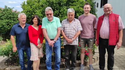 Bild: msk
Die neue Vorstandschaft des Fördervereins des SC Kirchenthumbach mit (von links) Hubert Lohner, Caroline Sobirey, Hermann Paulus, Norbert Geyer, Christian Perl und Heinz Biersack.