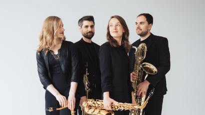 Bild: Arcis Saxophon Quartett/exb
Das "Arcis Saxophon Quartett".