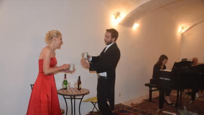 Bild: fz
Arien und Duette aus Opern und Operetten: Manuela Falk und Stefan Schneider.
