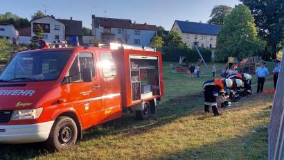 Bild: pi
Die Aktiven der Feuerwehr gehen konzentriert an die Arbeit.