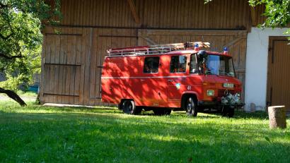 Bild: Feuerwehr Rottendorf/exb
56 Jahre hat der Mercedes-Bus der Rottendorfer Wehr auf dem Buckel. Jetzt darf er bald in Rente.