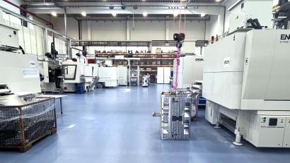 Bild: Karin Fischer/exb
Auf rund 700 Quadratmetern entsteht eine neue Produktionsfläche bei Gerresheimer in Wackersdorf.