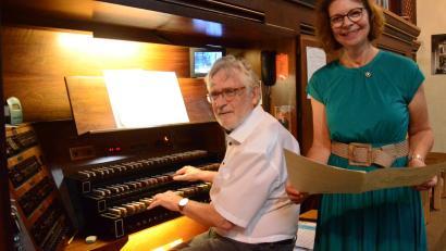 Bild: Kunz
Luis Denz und Judith Peter gestalten das "Punkt 12"-Konzert am Samstag in der Josefskirche.