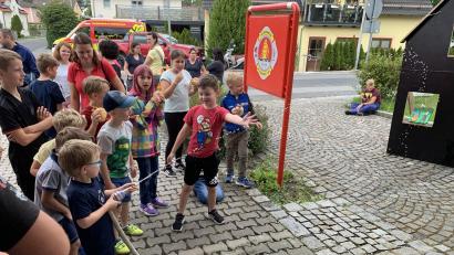 Bild: adj
Umlagert ist das Wasserspritzen.