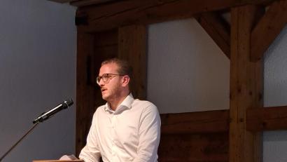 Bild: GeHiH/exb
Notar Johannes Eichelsdörfer sprach über die Themen Erbrecht und Vorsorge.