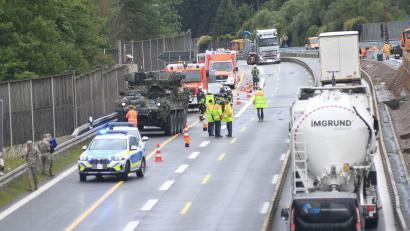 Bild: Gabi Schönberger
Die Unfallstelle auf der A93