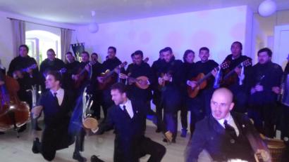 Bild: amö
Die Musiker aus Portugal begeisterten die Besucher im Thammerhaus mit ihren Liedern und Choreographien.