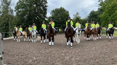 Bild: RC Erlhammer/exb
Diese Reiterinnen begeisterten mit einer Quadrille.
