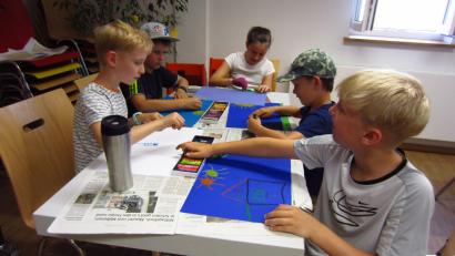 Bild: exb/Bücherei
Mit viel Eifer bei der Sache.