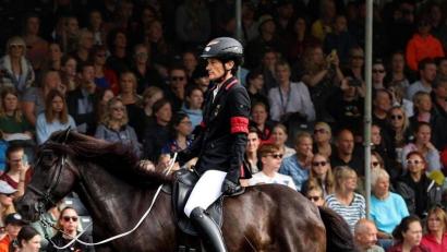 Bild: Ulli Neddens/exb
Susanne Birgisson auf Króna von der Harrtmühle.