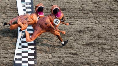 Bild: Lindsey Wasson/AP
Am Ende gab es ein knappes Finish beim T-Rex World Championship Race in Emerald Downs.