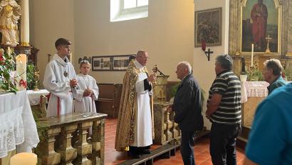 Bild: exb; Nicole Schusser-Schindler
Das „Laurentiusfest“ in der Wallfahrtskirche Weißenbrunn hat eine besondere Bedeutung für die Pfarrei St. Georg in Neuzirkendorf.