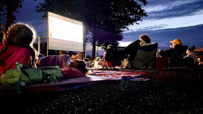 Bild: Janine Seifert/exb
Open Air Kino beim TSV Pressath