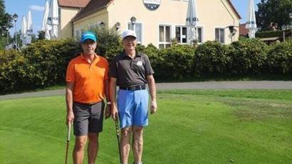 Bild: Katerina Kalcikova/exb
Matchplay-Sieger Otto Gradl (links) mit dem Zweitplatzierten Wolfgang Beer.