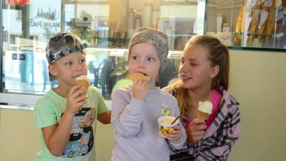 Bild: Kunz
Hier schmeckt das leckere Eis.