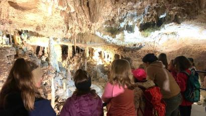 Bild: no
Beeindruckt zeigten sich die Kinder in der König-Otto-Höhle von den Tropfsteinen, die sich am Boden, an den Wänden oder an der Decke gebildet haben.