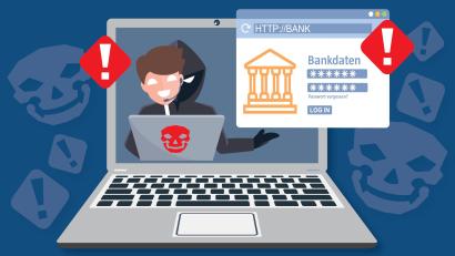 Grafik: Marina Gube/Oberpfalz-Medien; Quelle: Phruetthiphong – stock.adobe.com
Vorsicht vor Internetbetrügern: Vermeintliche freundliche Helfer entpuppen sich im Nachhinein schon mal als Daten- und Identitätsdiebe.