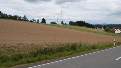 Bild: bnr
Auf einer Fläche von sechs Hektar westlich von Friedersdorf plant die Firma Greenovative den Bau einer PV-Freiflächenanlage.