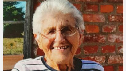 Bild: gi
Mathilde Zimmermann war Jahrzehnte lang als Mesnerin für die Ortkapelle St. Jakobus in Gaisheim tätig.