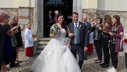 Bild: bk
Sie haben "Ja" gesagt zueinander: Edith Landgraf und Markus Zeitler.
