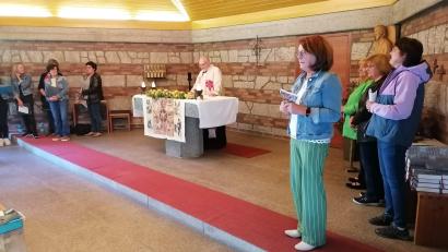 Bild: Herbert Konrad/exb
Die Katholische Landvolkbewegung Tirschenreuth gedachte in der Bruder-Klaus-Kapelle in Hatzenreuth an Schutzpatron Klaus von der Flue.