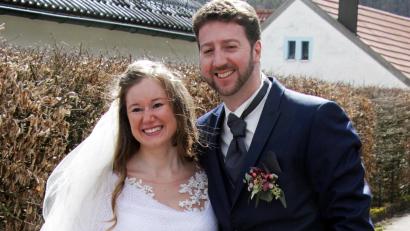 Bild: Josef Götz/exb
Glücklich verheiratet: Daniela Simon und Matthias Wagner.