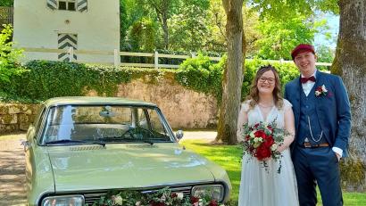 Bild: wku
Carolin und Daniel Kohler feierten Hochzeit auf Schloss Kühlenfels.