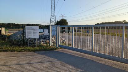 Bild: wrl
Eine Lagerfläche für Grüngut soll am Wertstoffhof mit Grüngutannahmestelle errichtet werden.