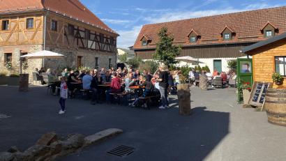 Bild: Katharina Schöner/exb
Rund 600 Besucher lockte das Herbstfest im Mühlenhof in Mähring an.