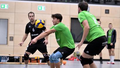 Bild: Hubert Ziegler
Die Volleyballer des VC Amberg wollen beim Doppelheimspiel-Wochenende mit einer vorbildlichen Ballannahme glänzen.