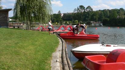 Bild: rn
Erfreuliche Besucherzahlen: auch die Bootsverleihgebühren stiegen am Rußweiher seit 2019 um mehr als das Dreifache.