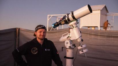 Bild: Stefan Lenz
Der 26-jährige Martin Sponsel war in Namibia, um seinem Hobby Astrofotografie nachzugehen.