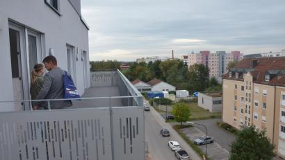 Bild: Kunz
Erstmals haben Besucher Gelegenheit, das Quartier "Neue Naabwiesen" zu besichtigen.