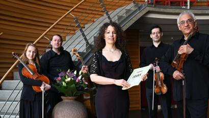 Bild: Dimitrij Gornowskij/exb 
Das Franck-Piano-Quintet kommt nach Amberg.