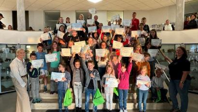 Bild: Alexandra Kirst/exb
Sommeraktion der Bücherei Schwarzenfeld.