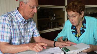 Archivbild: rn
Georg Wiedenhofer mit Ehefrau Lidwina, die 2019 verstarb.