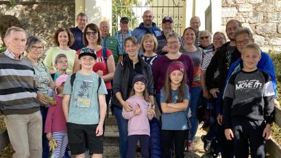 Bild: OWV Thanhausen/exb
26 Teilnehmer waren bei der Herbstwanderung des OWV Thanhausen dabei.