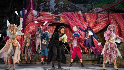 Archivbild: FLO MIEDL/Luisenburg-Festspiele
Die Uraufführung des Musicals "Frankenstein" sorgt für eine fulminante Eröffnung der Abendspielzeit der Luisenburg-Festspiele.