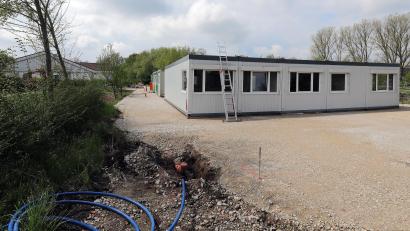 Archivbild: Wolfgang Steinbacher
Sollen in Erbendorf Wohncontainer für Asylbewerber, wie auf diesem Archivbild, gebaut werden? Darüber möchte der Stadtrat zunächst in einer Ausschusssitzung diskutieren.